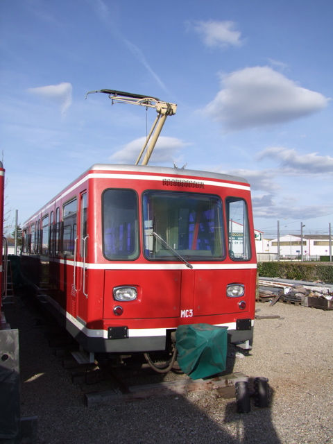 La motrice MC3 à Meyzieu
